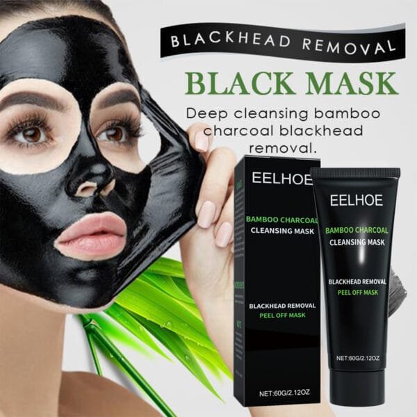 EELHOE Bamboo Charcoal Blackhead Removal Peel-Off Mask - Image 4
