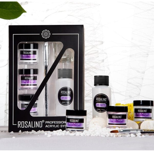 Acrylic Nail Kit: Powder, Liquid, Tools, Extensions & Carving. - Image 5
