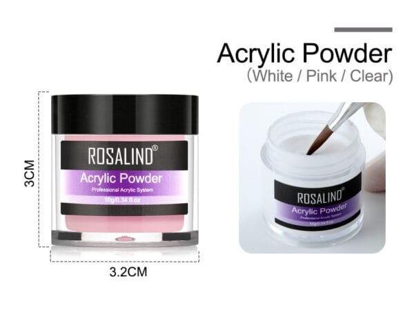 Acrylic Nail Kit: Powder, Liquid, Tools, Extensions & Carving. - Image 2