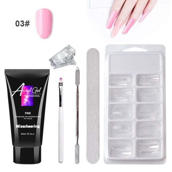 Quick Painless Extension Gel Nail Set - Image 10