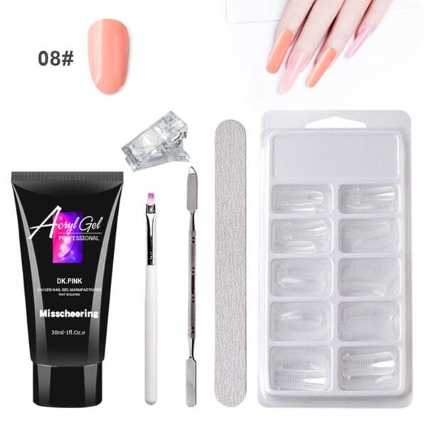 Quick Painless Extension Gel Nail Set - Image 8