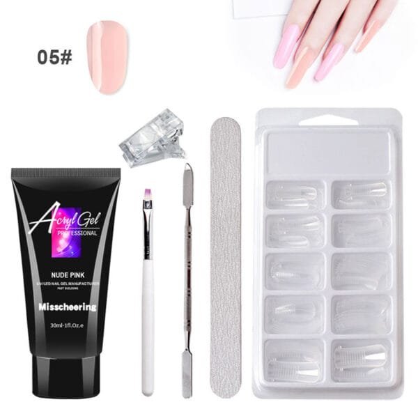 Quick Painless Extension Gel Nail Set - Image 3