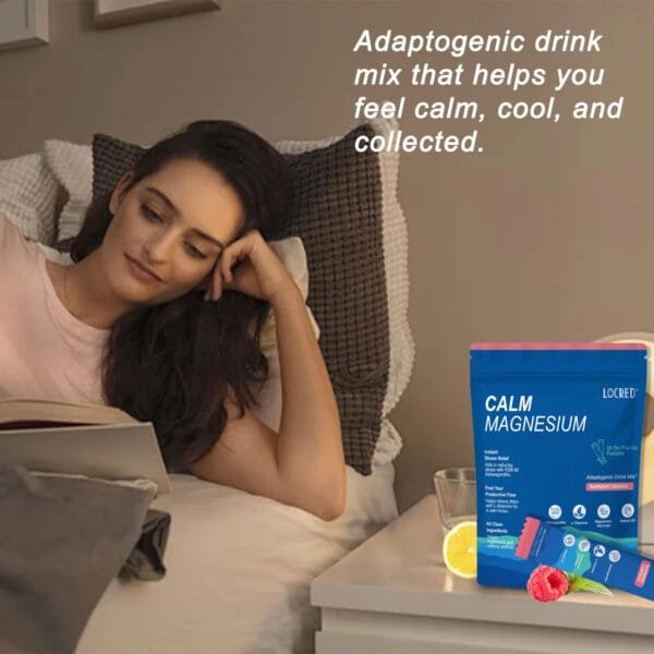 Calm Magnesium Adaptogenic Drink Mix for Stress Relief & Hydration - Image 6