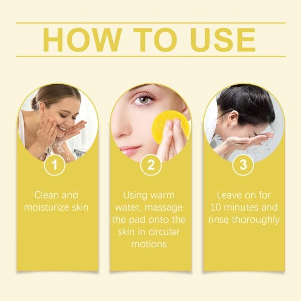 HOYGI Turmeric Tricarbonate  Cleansing Pad - Image 4
