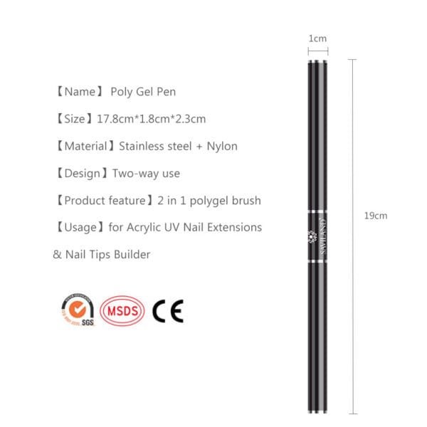 Manicure Double Head Phototherapy Brush Set - Image 2
