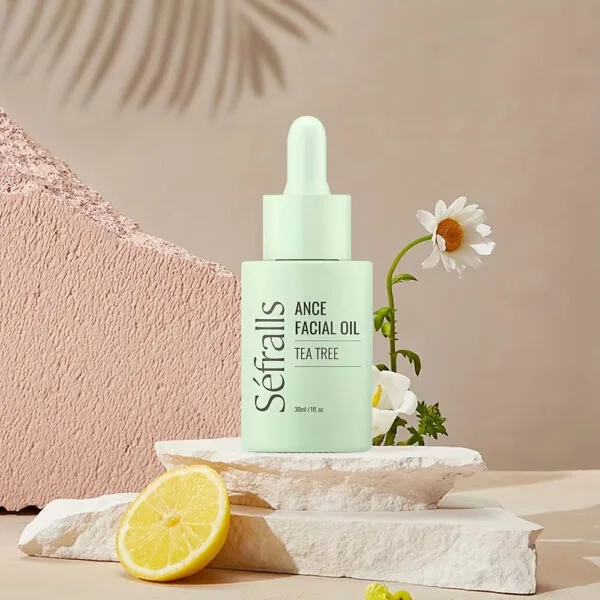 Sefralls Tea Tree Facial Oil Desalinates Acne Marks. - Image 4