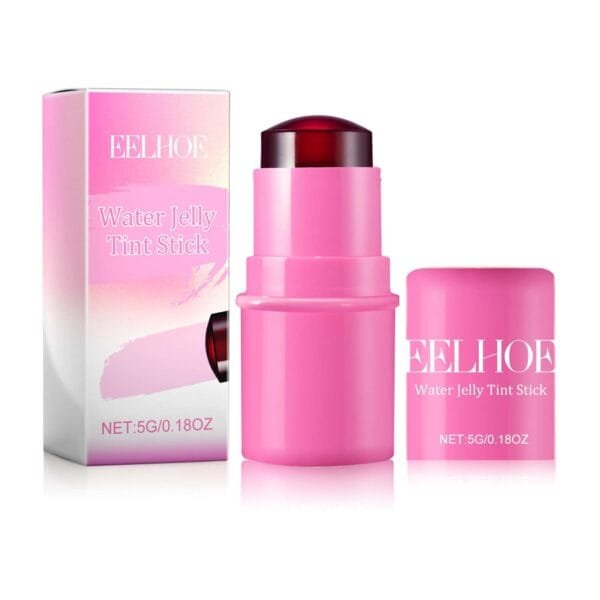 EELHOE Fruit Jelly Lip Gloss Stick: Adds vibrant color and brightens skin with easy application. - Image 2