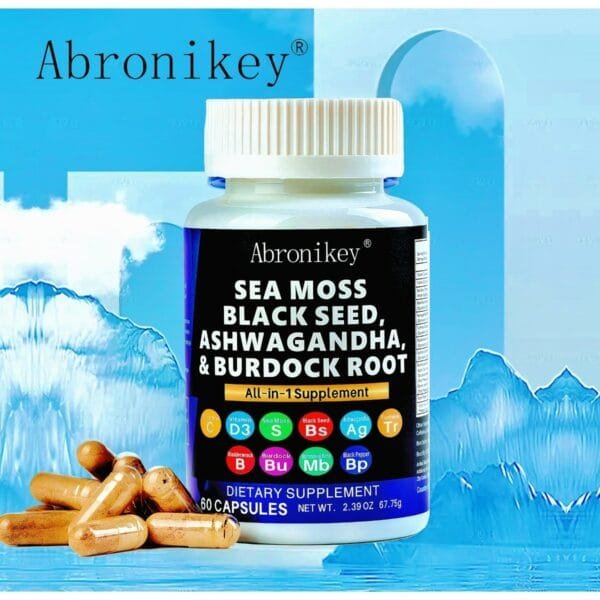 Abronikey Sea Moss Capsules – 60 Count