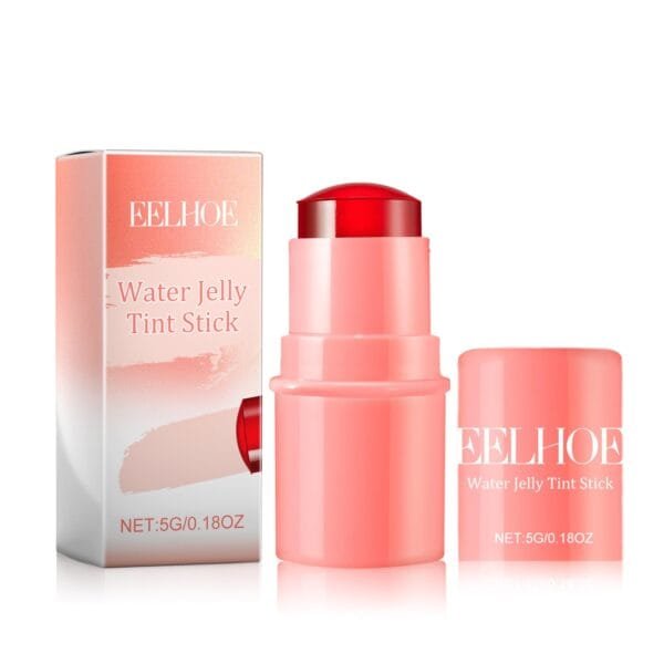 EELHOE Fruit Jelly Lip Gloss Stick: Adds vibrant color and brightens skin with easy application.