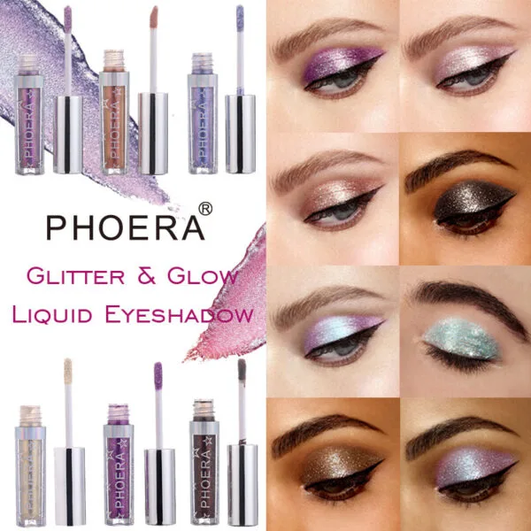 PHOERA Magnificent Metals Glitter and Glow Liquid Eyeshadow