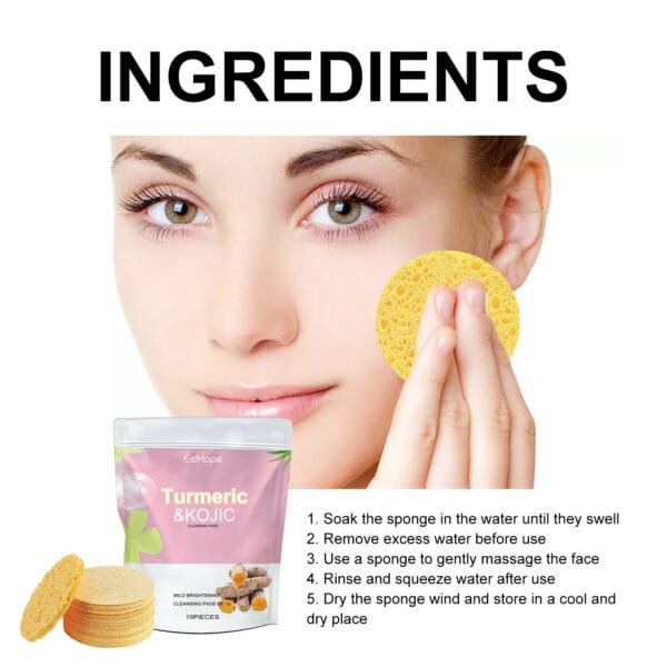 EelHope Turmeric Cleansing Pad - Image 3
