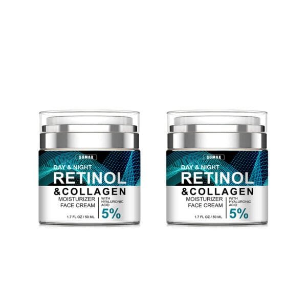 Retinol Collagen Cream: Anti-Aging, Anti-Wrinkle, Firms & Lifts, with 5 Hyaluronic Acids for 24-Hour Hydration. - Image 7