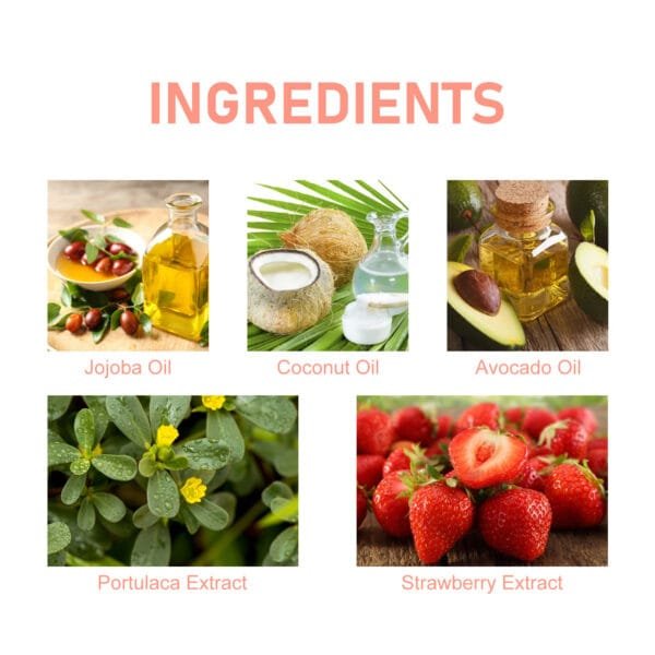 EELHOE Strawberry Lip Scrub - Image 4