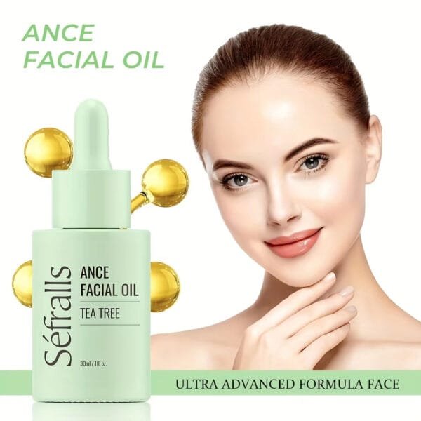 Sefralls Tea Tree Facial Oil Desalinates Acne Marks.