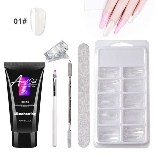 Quick Painless Extension Gel Nail Set - Image 6
