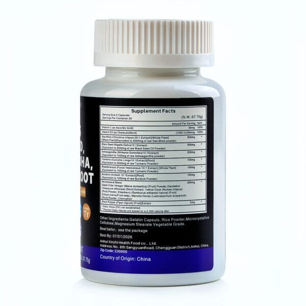 Abronikey Sea Moss Capsules – 60 Count - Image 8