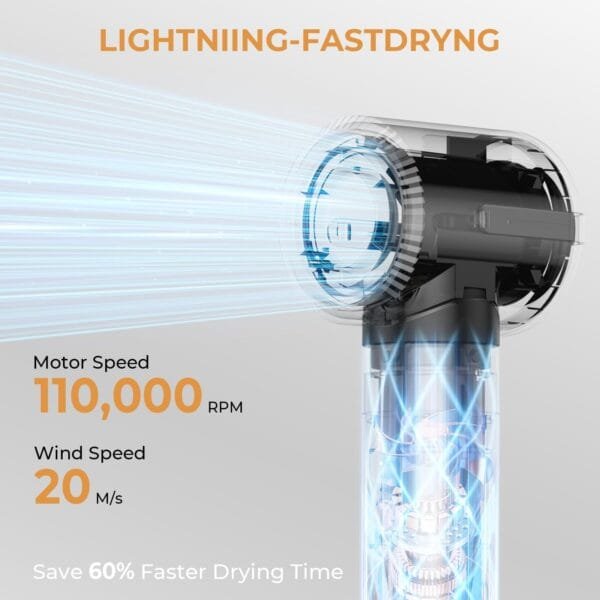 Strong High-Speed Hair Dryer Styling Brush 7-in-1 - Image 2