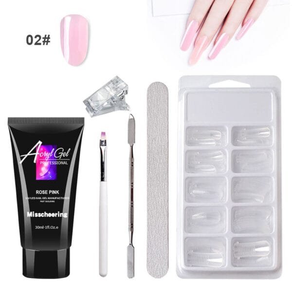 Quick Painless Extension Gel Nail Set - Image 2
