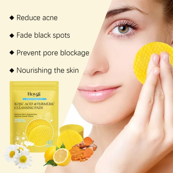HOYGI Turmeric Tricarbonate  Cleansing Pad - Image 6