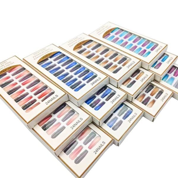 Gradient T-type Armor Nail Set (24 Pieces) - Image 4