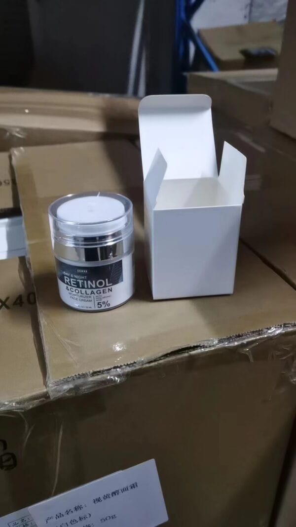 Retinol Collagen Cream: Anti-Aging, Anti-Wrinkle, Firms & Lifts, with 5 Hyaluronic Acids for 24-Hour Hydration. - Image 5
