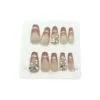 The Heart-shaped Nail Plates Are Light Dark Red - Image 4