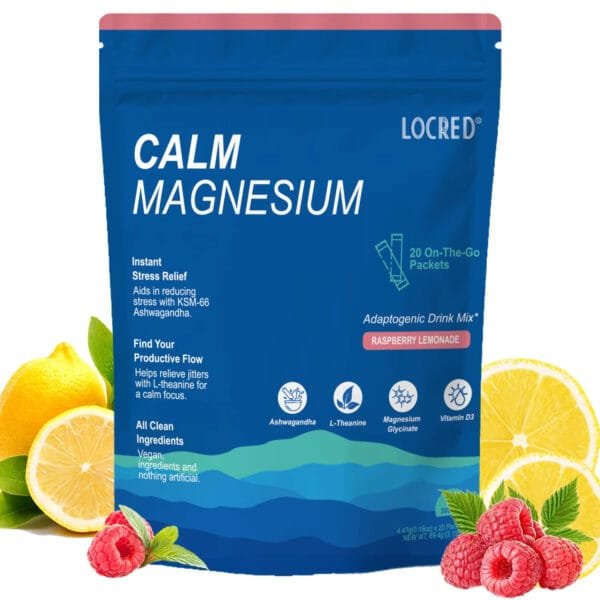 Calm Magnesium Adaptogenic Drink Mix for Stress Relief & Hydration - Image 3