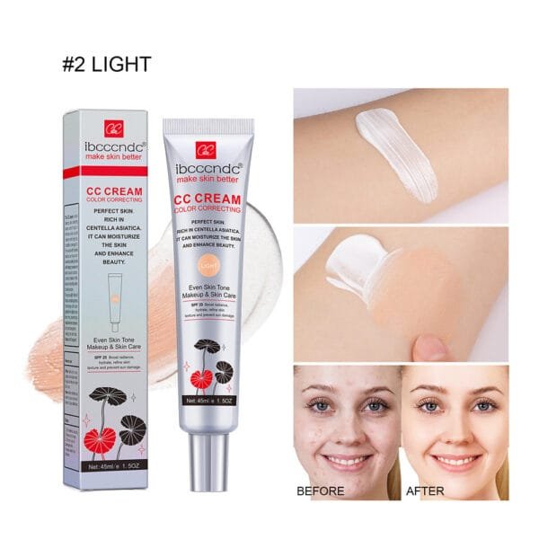 Centella Asiatica CC Cream Concealer Invisible Pores - Image 4