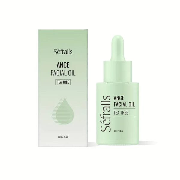 Sefralls Tea Tree Facial Oil Desalinates Acne Marks. - Image 2