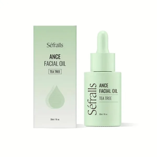 Sefralls Tea Tree Facial Oil Desalinates Acne Marks. - Image 2