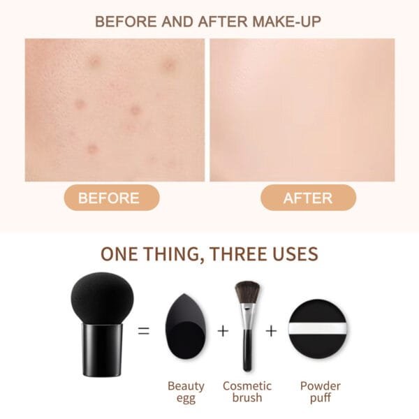 The Powerful Jayswing Mushroom Head Concealer: Natural, Moisturizing & Long-Lasting. - Image 5