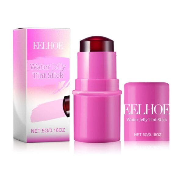 EELHOE Fruit Jelly Lip Gloss Stick: Adds vibrant color and brightens skin with easy application. - Image 4